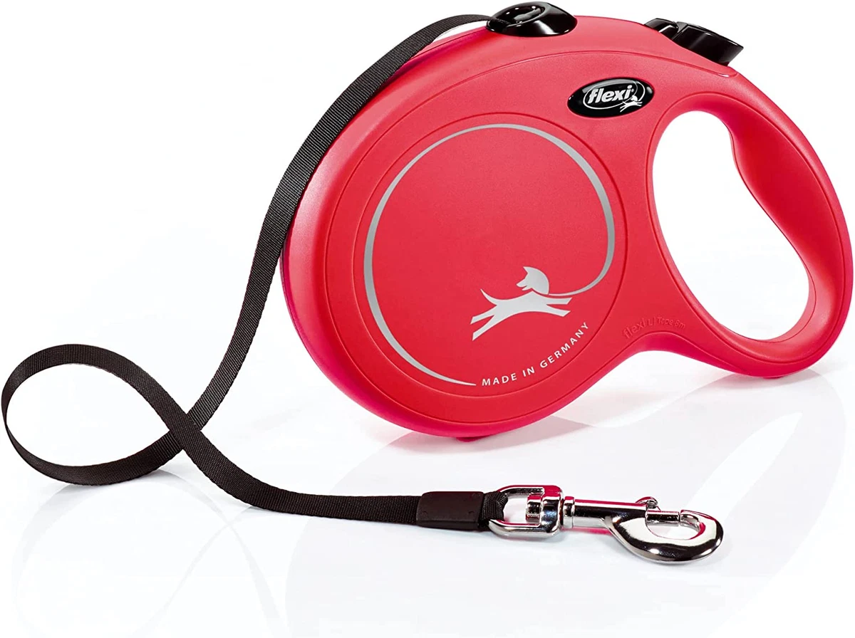 New Classic Retractable Dog Leash Tape Red 26Ft eBay