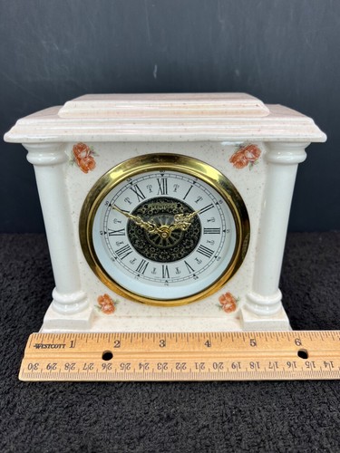 Kentocs Porcelain West German Made Windup Clock - Works - Picture 7 of 8