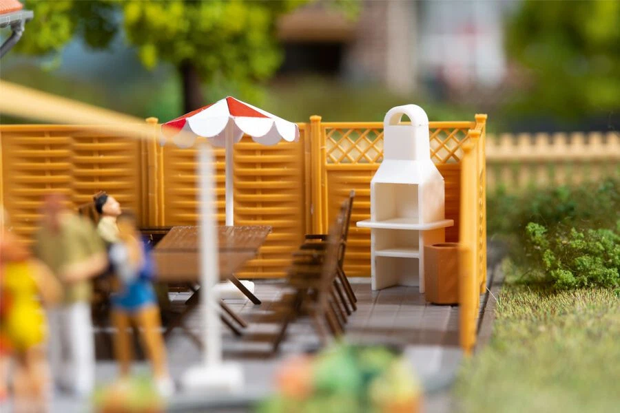 Accesorios de patio calibre HO Auhagen 41650 Foto 4 de 4