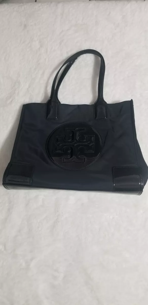 Original T.O.R.Y. B.U.R.C.H Women's Ella Patent Tote Bag - Black