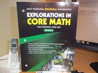 Explorations in Core Math Georgia: Common Core GPS Student Edition Grade - GOOD