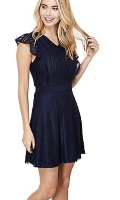 mela london lace skater dress