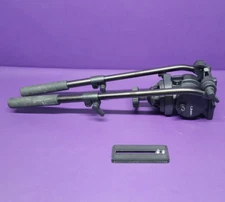 DEFECTIVE Damaged Libec Professional Fluid Tripod Head LX10 w Mount Plat G3D