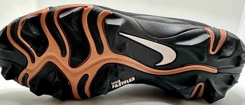 Nike Fast Flex Women Sz. 6 M Black Lace Up Football (Soccer) Synthetic Shoes Blk - Picture 13 of 13