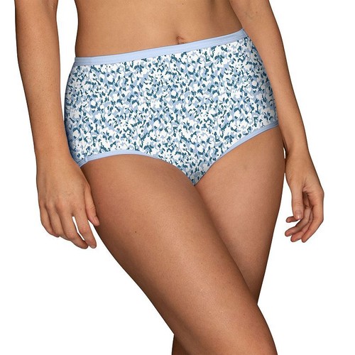Vanity Fair 2-Pairs BRIEF Illumination Panties Nylon Polyester Blue 13109 ~ 8/XL - Picture 4 of 6