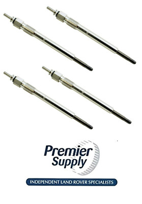 GLOW PLUGS x 4 LAND ROVER DEFENDER DISCOVERY 200 Tdi 300 Tdi ETC8847