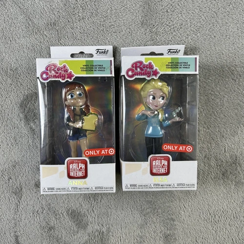 NEW Funko Rock Candy Ralph Breaks The Internet Frozen Anna & Elsa Figure