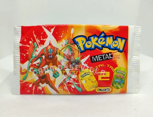 1x POKEMON METAL TAGS BOOSTER SEALED = 2 METAL TAGS  1995-2006 E-MAX  CHARIZARD?