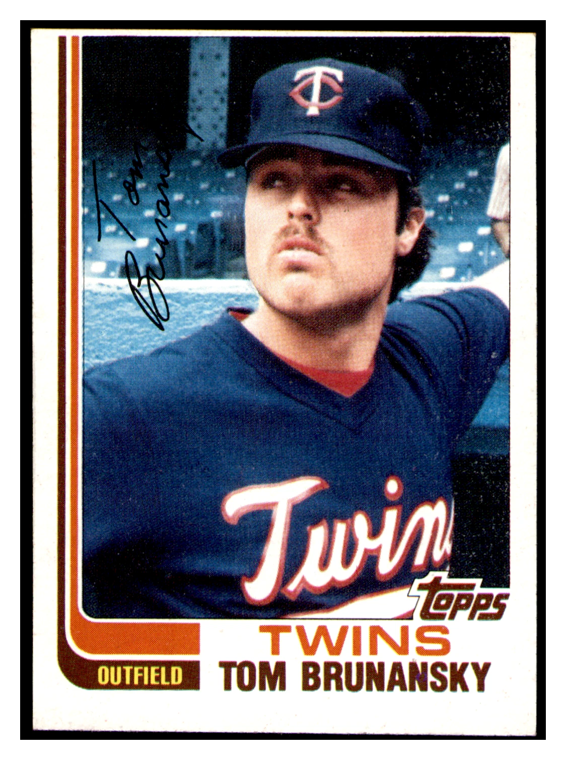 Tom Brunansky trading card