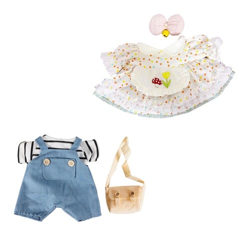 38cm Doll Clothes Fashion Cute Soft Cute Doll Clothes Suit for Kids