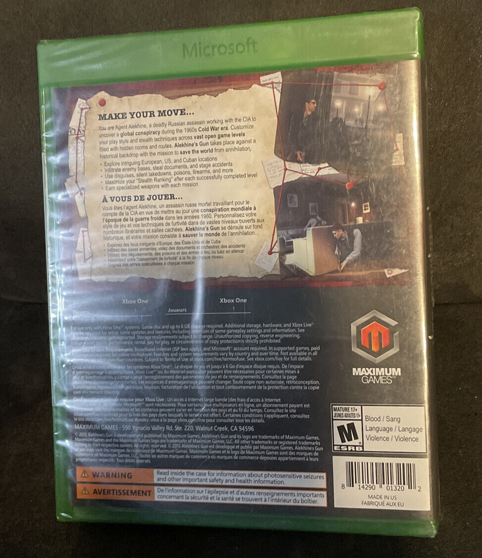 Xbox One - Alekhine's Gun Microsoft Xbox One Complete #111