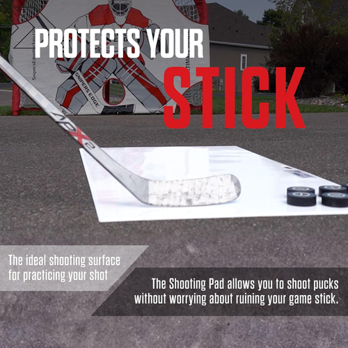 Snipers Edge Hockey - Hockey Shooting Pad - Simulates Real Ice, Heavy Duty, Weat - Picture 3 of 6
