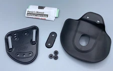 Safariland 567BL Black 3 Hole Pattern Holster 1.5"-1.75" Belt Loop And paddle