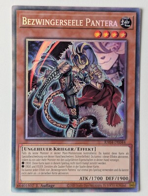 Bezwingerseele Pantera RA04-DE044 Collectors Rare DE NM YUGIOH