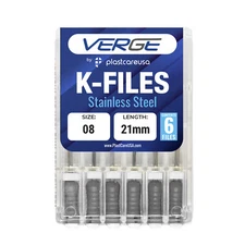 Size 8 21mm Endo K-Files, Endodontic K Files (Stainless Steel) (Premium Quality)