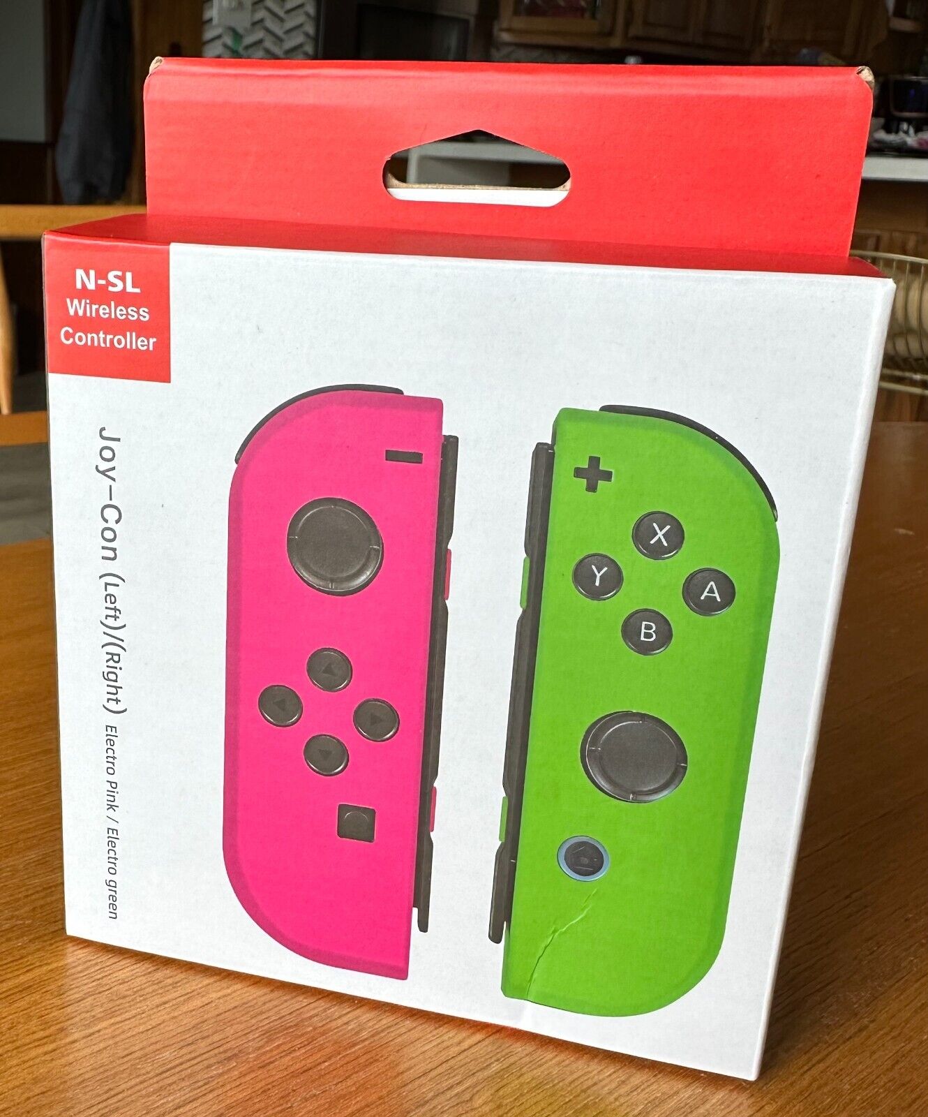 Nintendo Switch Joy-Con Pair, Neon Pink and Neon Green 