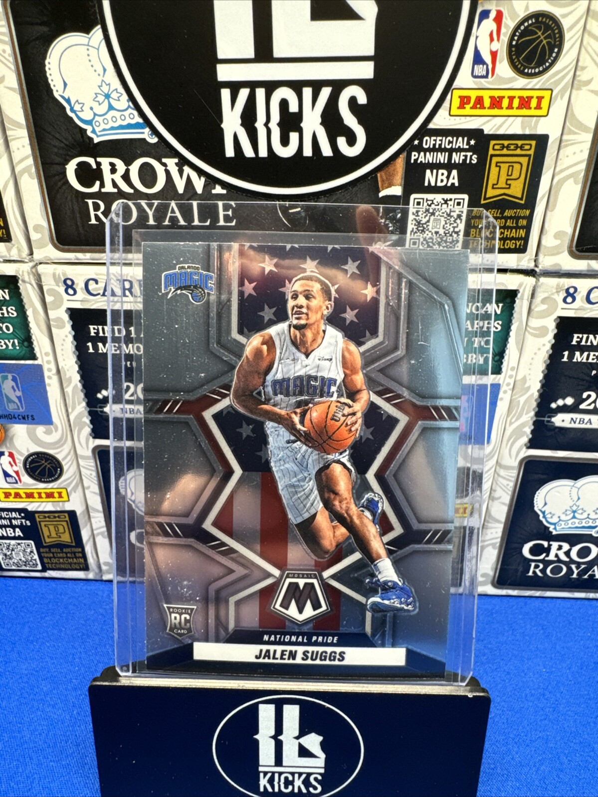 2021-22 Panini Mosaic - National Pride #256 Jalen Suggs (RC)