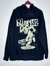 Blink 182 Bunny Black Zip Up Hoodie Since 1992 Mens Size XXL