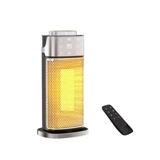 1500W PTC Electric Ceramic Safety Fast Radiant Heating Heater with Thermostat,Re