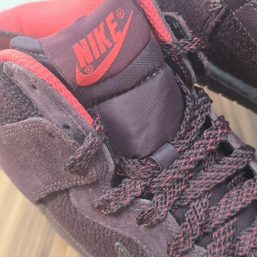 Nike Dunk Hidden Wedge Sky Hi Heel Shoe High Sneakers Size 6.5 Maroon 644877-601 - Picture 3 of 15