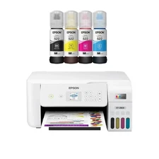 Epson EcoTank ET-2803 Color Inkjet All-In-One Printer - White