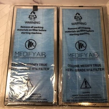 GENUINE Medify Air MA-112UR-1 with HEPA H14 Filter | 2-Pack Air Purifier Filters