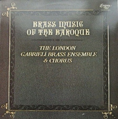 London Gabrieli Brass Ensemble Brass Music Of The Baroque LP 1978 Enigma VG