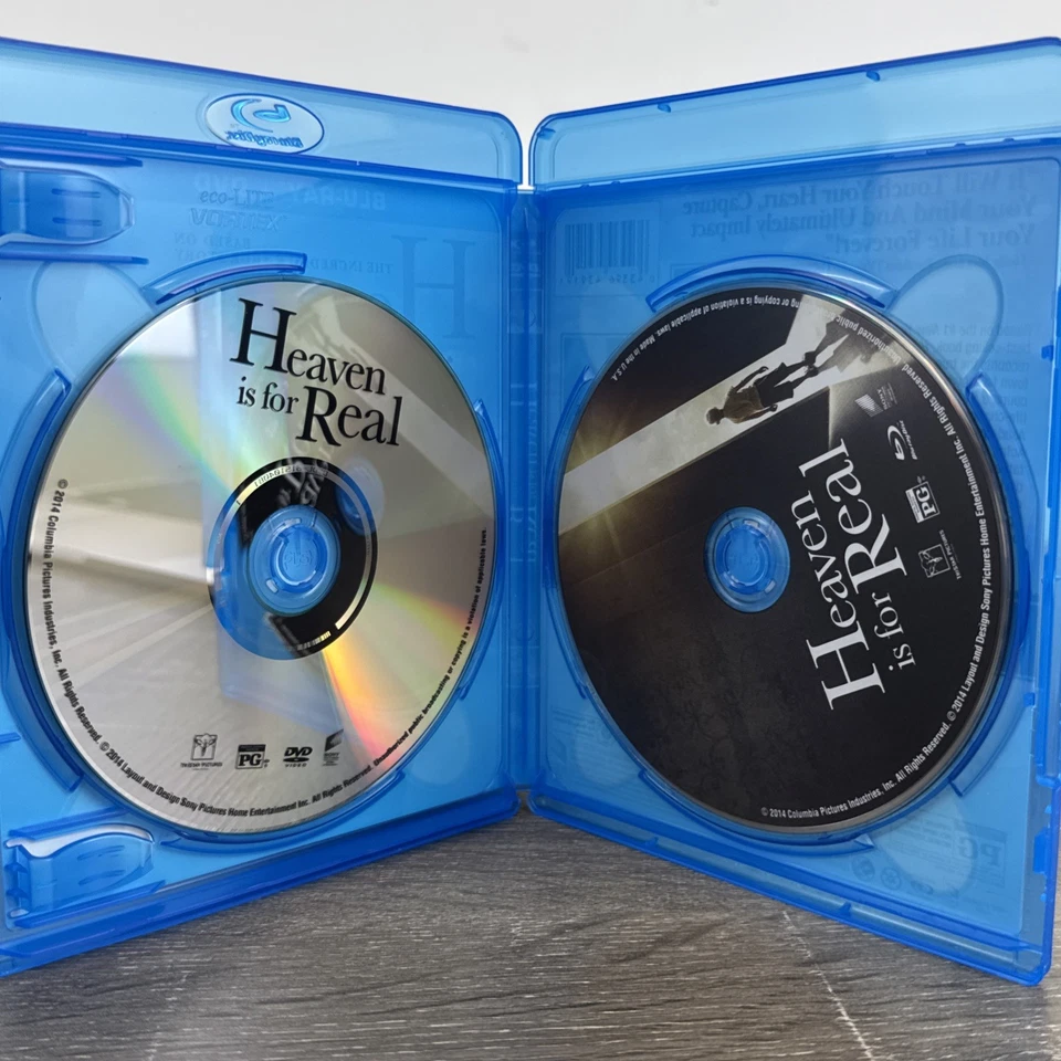 NEW Heaven Is for Real (Blu-ray + DVD + Digital, 2014, 2-Disc Set w Slipcover) - Image 3 of 3