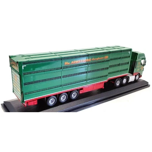 BILICO TRASPORTO BESTIAME DAF XF WILLIAM ARMSTRONG LIVESTOCK 1:76 Oxford Camion - Immagine 2 di 4