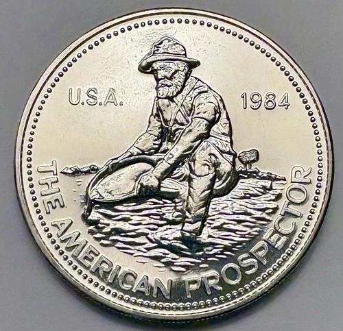 1984 Engelhard Prospector Silver 1oz: Uncirculated & Ungraded - Spectacular