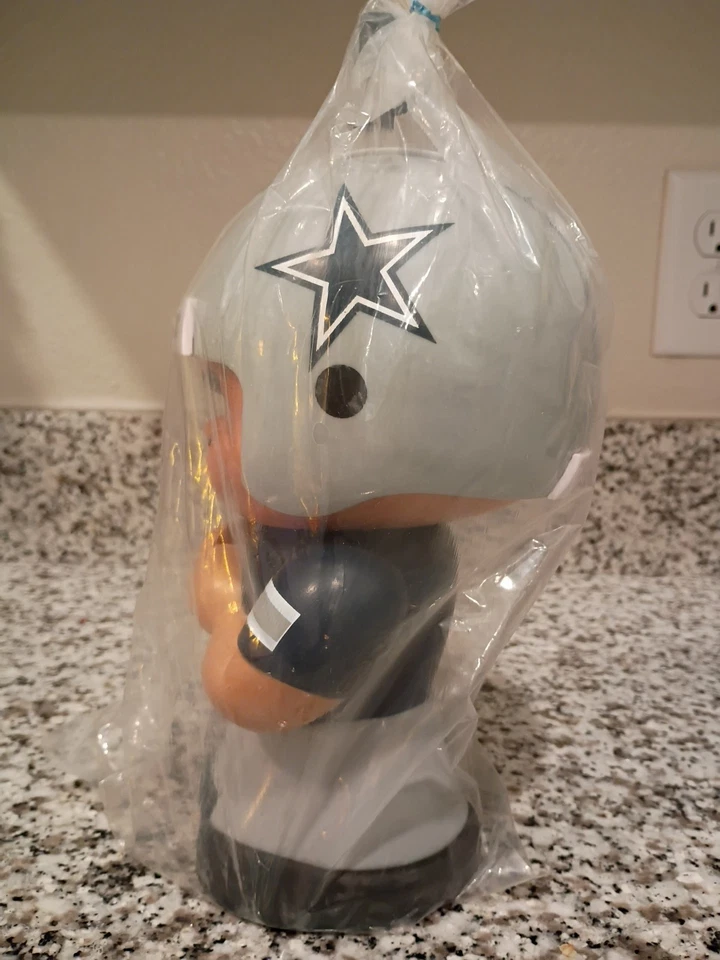 Dallas Cowboys Big Sip Botella de Agua Taza NFL Teenymates Fútbol Jarra/Paja de Agua  Foto 4 de 4