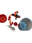 Vintage LEGO Bionicle Tahu Nuva 8572 Incomplete? 36pcs Figure Canister 7+ Red