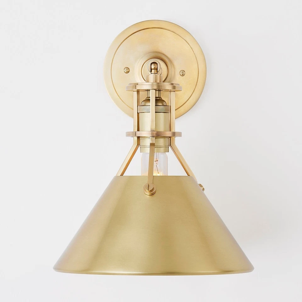 Hudson Valley Lighting Mark D. Sikes Metal No. 2 Wall Sconce Lamp MDS950-AGB - Image 4 of 4