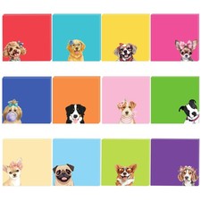 240 Pcs Cute Dog Sticky Notes 12 Designs Funny 3 x 2.56 inches, Multicolored