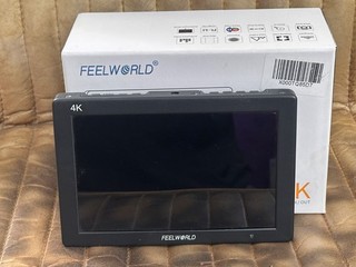 Feelworld T7 4k Monitor On Camera Display – Boxed Batteries SmallRig Hotshoe