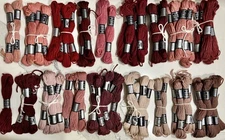 x72 Laine Tapisserie DMC 100% Tapestry Wool Skeins 8 Metres Multi Colors France