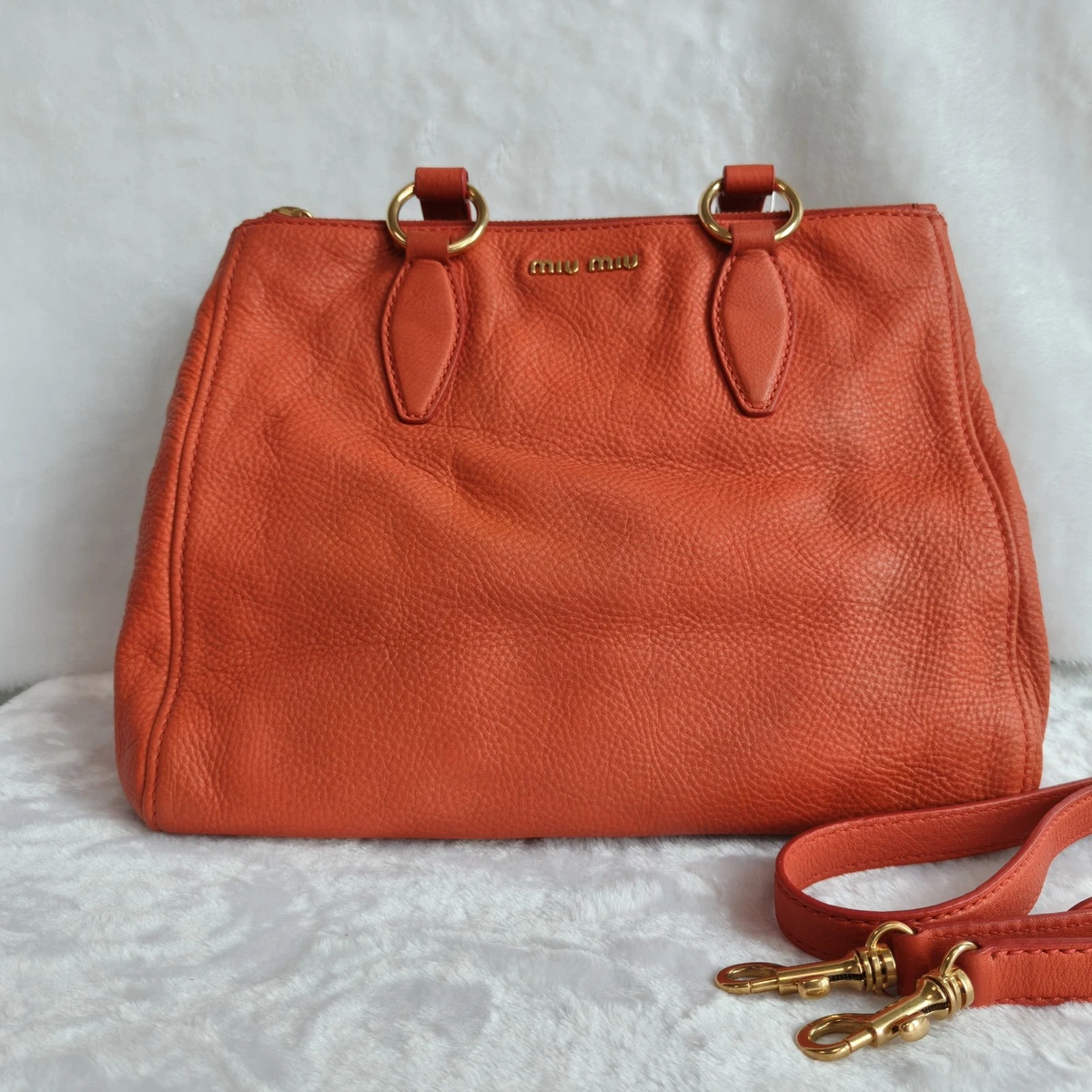 Miu Miu Orange Bags & Handbags for Women for sale | eBay