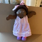 VTG 1984 Cabbage Patch Doll African American Brown Eyes Brown Hair Coleco HM#3