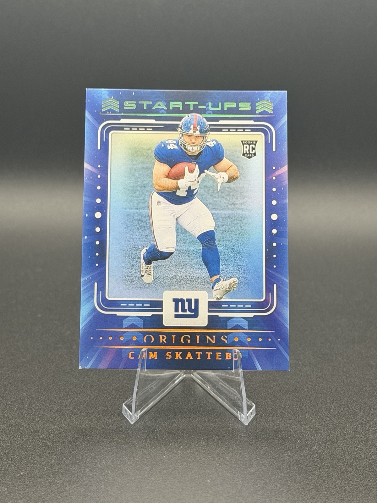 2025 Panini Origins - Start Ups Cam Skattebo #2 Giants Rookie (RC)