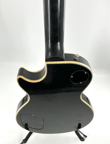 1977 Gibson Les Paul Custom Ebony With Maple Fretboard RARE Orginal Find! - Picture 6 of 24