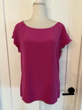 Women’s Lutz & Patmos Reversible Silk Top Size M