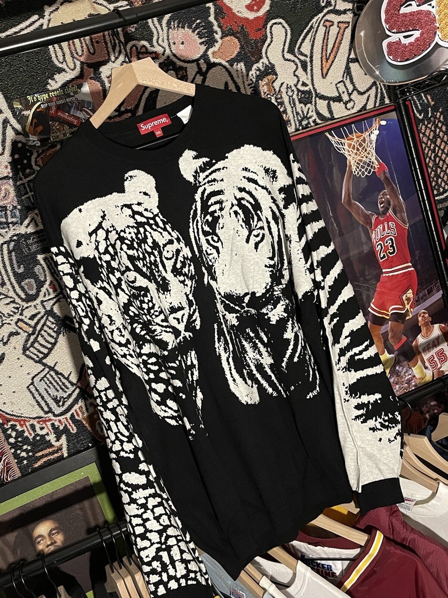 Supreme Big Cats Jacquard L/S Top | eBay Supreme Big Cats Jacquard L/S Top | eBay