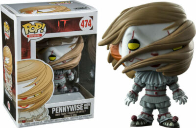 Funko Pop! Movies IT Pennywise With Wig (Yellow Eyes) Walmart Exclusive