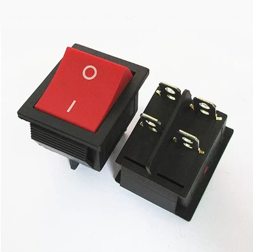 KCD4 Schiffstyp Wippschalter Schalter Reset 4/6 Pin 2/3-Position 16A 250VAC - Picture 6 of 28