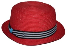 Jeanne Simmons Porkpie Fedora Coral