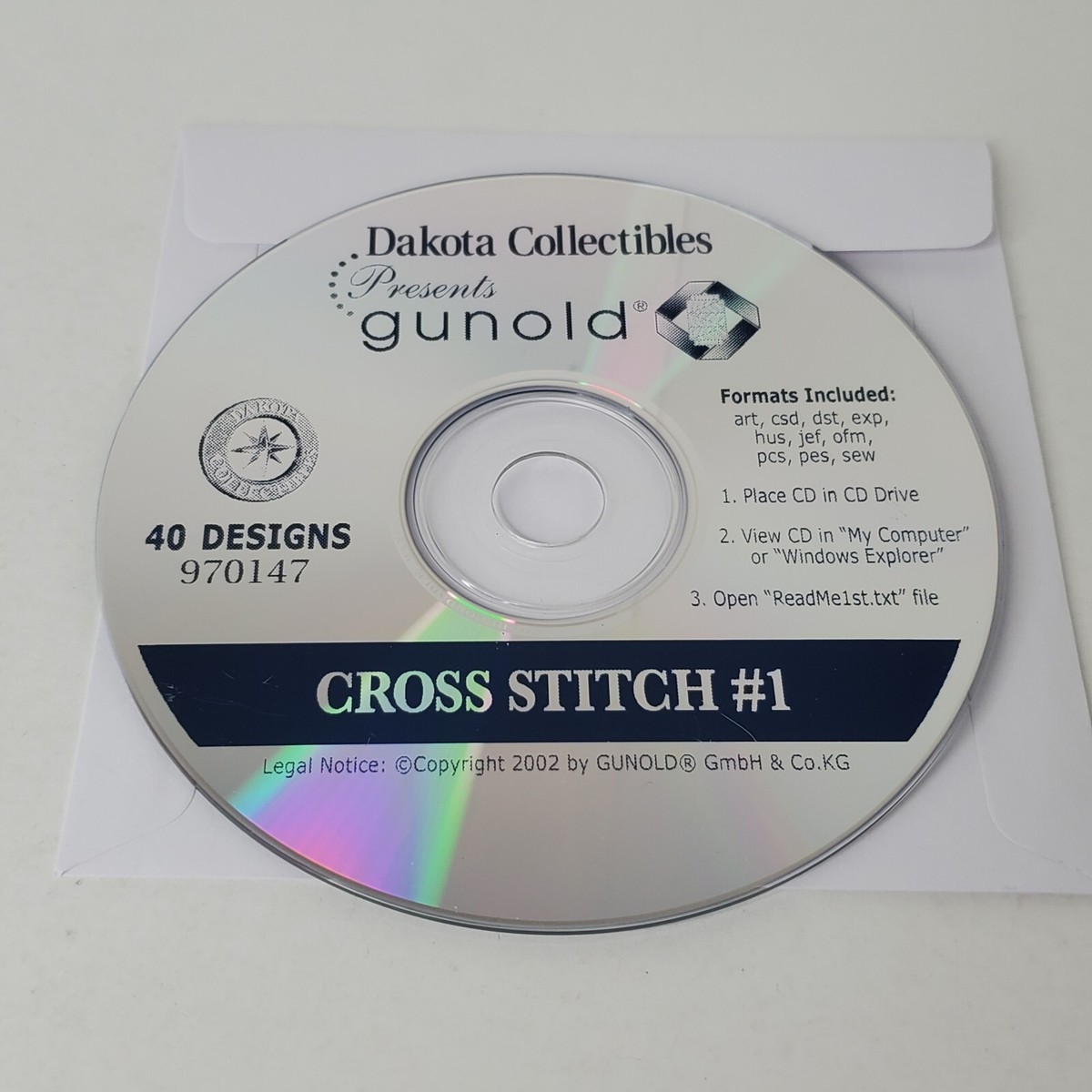 Dakota Collectibles Flowers Cross Stitch #1 970147 Machine