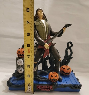 Stranger Things Eddie Playing Guitar NETFLIX Diaroma Halloween Theme 8”  Rare NEW