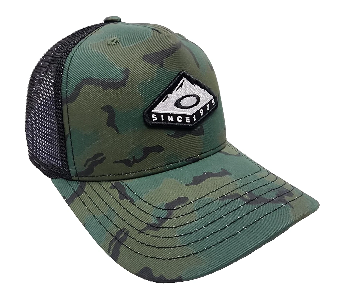 Oakley Peak Hat Snapback Baseball Cap Patch Logo B1B Camo Hunter