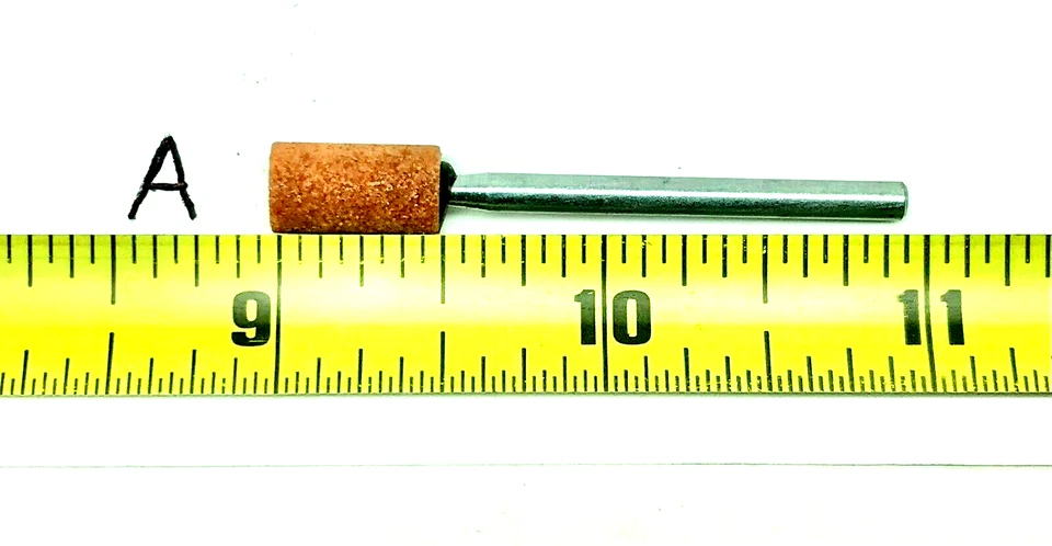 CHOICE! 25 ABRASIVE STONE SS WIRE BRUSH 1/8" SHANK GRINDING ROTARY DREMEL USA HR - Image 2 of 4