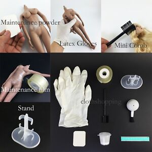 Action Figure Rubber Skin Layer Body Daily Maintenance Items Stand